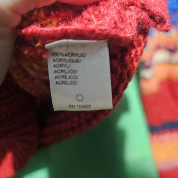 Allison New York NWT Colorful Striped Knit Sweater Size Small PTP 19 - Picture 5 of 5